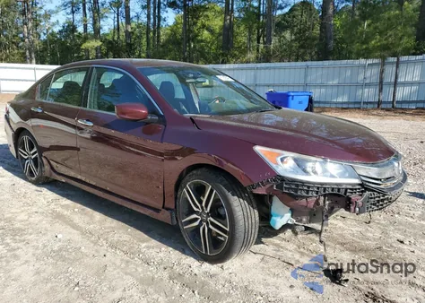 2017 Honda Accord Sport from USA, damaged, VIN 1HGCR2F59HA158071